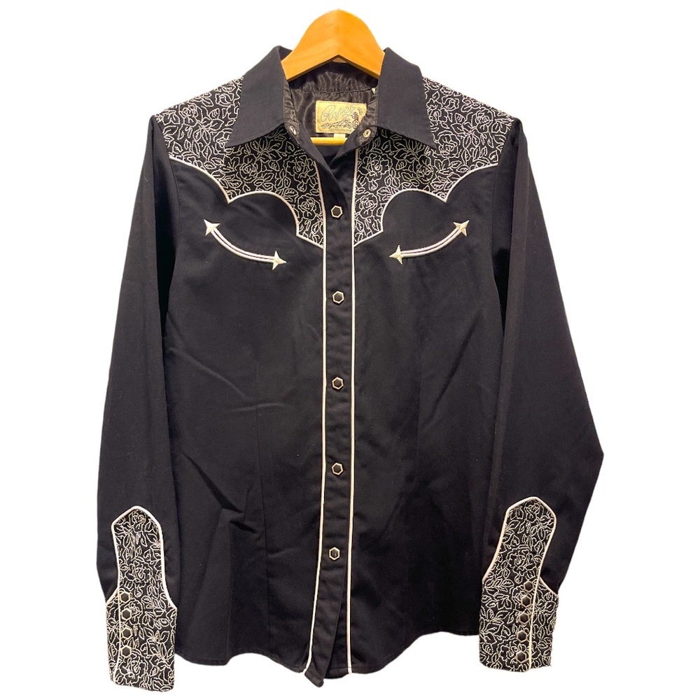 ROPER Women’s Vintage Diamond Snap Long Sleeve Western Shirt L